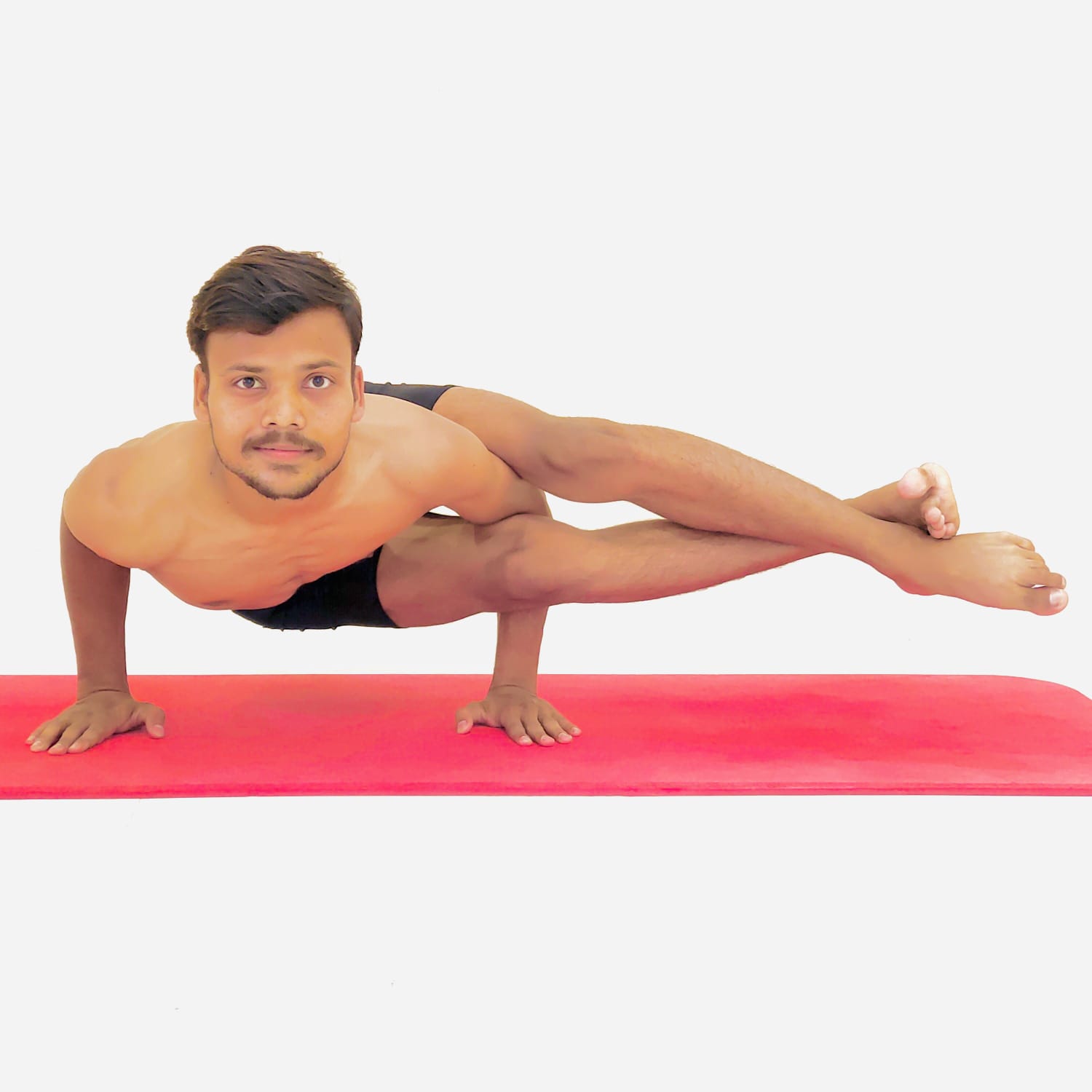 Meditative yoga atmosphere